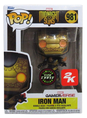 Funko Pop! Midnight Suns Gamerverse - Iron Man #981 (2K) (Glow Chase) - Sweets and Geeks