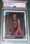 2021-22 Donruss Optic EVAN MOBLEY Rated Rookie RC #175 PSA 9 MINT Cavaliers