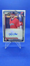 2024 Bowman Autograph Kyle Manzardo Auto Cleveland Guardians #PPRA-KM