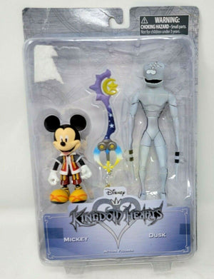 Disney Kingdom Hearts Series 2 Mickey and Dusk Action Figure Set - Sweets and Geeks