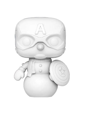 Funko Pop! - Marvel - Cap Snowman #532 (DIY) - Sweets and Geeks