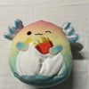 Squishmallows - Aika the Rainbow Axolotl w/ French Fries 8"