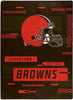 Royal Plush Raschel Blanket 60"x80" Cleveland Browns