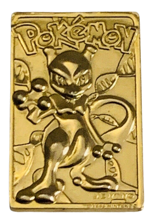 Pokemon 23K Gold-Plated Card - Mewtwo - Sweets and Geeks