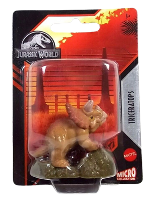 Mattel Micro Collection: Jurassic World - Triceratops Figure - Sweets and Geeks