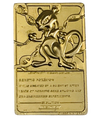 Pokemon 23K Gold-Plated Card - Mewtwo - Sweets and Geeks