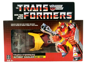 [Pre-Owned] Hasbro Transformers: Heroic Autobots - Hot Rod Action Figure Reissue Edition - Sweets and Geeks