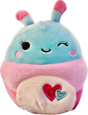 Squishmallows - Fluxie the Caterpillar 5” (Valentines) - Sweets and Geeks