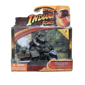 Indiana Jones Action Figure - German Soldier with Motorcycle - Sweets and Geeks