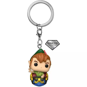 Funko Pocket Pop! Keychain : Disney - Peter Pan (Diamond) (BoxLunch Exclusive) - Sweets and Geeks