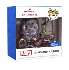 Funko Pop! Ornaments: Marvel- Starlord & Groot - Sweets and Geeks