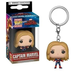 Funko Pop Keychain: Marvel - Captain Marvel - Sweets and Geeks