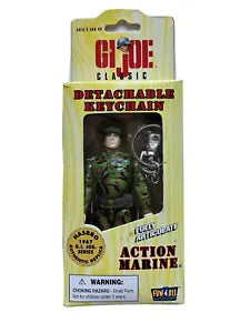 (DAMAGED BOX) G.I. Joe 4" Detachable Key Chain - Action Marine - Sweets and Geeks