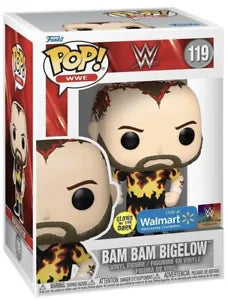 Funko Pop! - WWE - Bam Bam Bigelow (Walmart) (Glow in the Dark) #119 - Sweets and Geeks