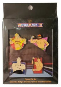 WWE: WrestleMania III Enamel Pin Set - Sweets and Geeks