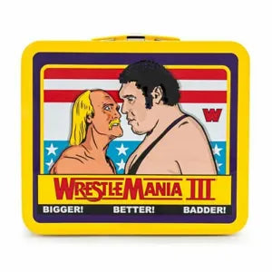WWE WrestleMania III Tin Lunch Box - Sweets and Geeks