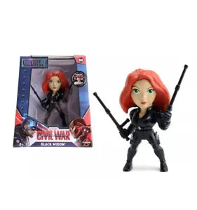 Marvel 6" Metal DieCast Black Widow M48 Collectable Figure - Sweets and Geeks