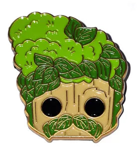 Mustache Groot Funko Pop! Enamel Pin - Sweets and Geeks