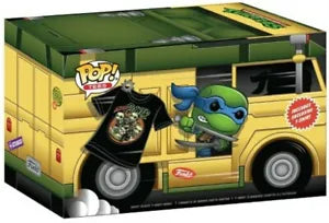 Funko Pop! Tees: Teenage Mutant Ninja Turtles - Party Wagon Turtle Power - Sweets and Geeks