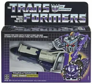 [Pre-Owned] Hasbro Transformers: Evil Decepticons - Astrotrain (Triple Changer) Action Figure Reissue Edition - Sweets and Geeks