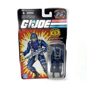G.I. Joe 25th Anniversary 4" Action Figure - Cobra Officer - Sweets and Geeks