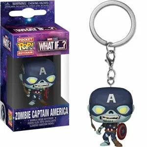 Funko Pocket Pop! Keychain - Zombie Captain America - Sweets and Geeks