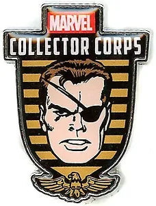 Funko Marvel Collector Corps: Nick Fury Enamel Pin - Sweets and Geeks