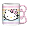 Hello Kitty Pastel Embossed 20oz Ceramic Mug