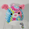 Squishmallow Clip On - Shena the Tie Dye Dog 3.5"