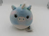 Squishmallow Clip On - Gwen the Blue Unicorn 3.5"