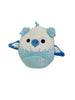Squishmallow Clip On - Duane the Snow Griffin 3.5"