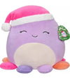 Squishmallow - Beula the Christmas Octopus w/ Christmas Hat 4"