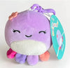 Squishmallow - Beula the Octopus w/ Flower (Keychain) 3.5"