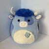 Squishmallows - Bermayeh the Blue Bull w/ Flower 11"