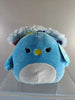 Squishmallows - Ceba the Blue Peacock w/ Rainbow Tail 8"