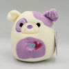 Squishmallows - Danielle the Purple Valentines Pug 5"