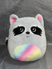 Squishmallows - Max the Raccoon w/ Rainbow Belly 8"