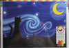 Cobble Hill 500 Piece Puzzle MROWWY NIGHT Black Cat aka Starry Night The Oatmeal