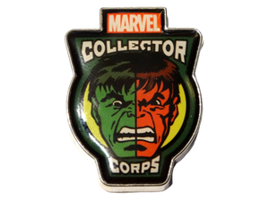 Funko Marvel Collector Corps: Green/Red Hulk Enamel Pin - Sweets and Geeks