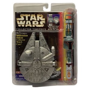Star Wars Collector Timepiece: Boba Fett with Millennium Falcon Watch Case - Sweets and Geeks