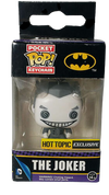 Funko Pocket Pop! Keychain: Batman - The Joker (Black & White) (Hot Topic Exclusive) - Sweets and Geeks