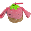 Squishmallows: Gunda the Chocolate Strawberry Bunny 3.5” Clip
