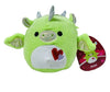 Squishmallows - Azizi The Green Dragon Valentine 4"