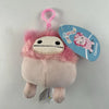 Squishmallows - Caparinne the Pink Bigfoot Clip-on 3"