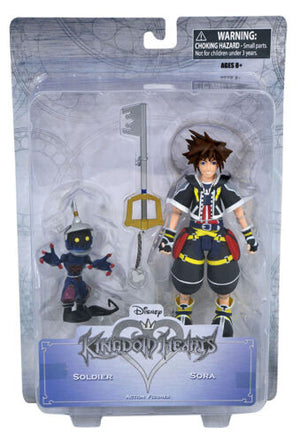 Disney Kingdom Hearts Series 2 Soldier and Sora Action Figure Set - Sweets and Geeks