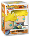Funko Pop! Animation: Dragonball Super - Super Saiyan Trunks with Sword #1281 (Amazon) (Glows in the Dark)
