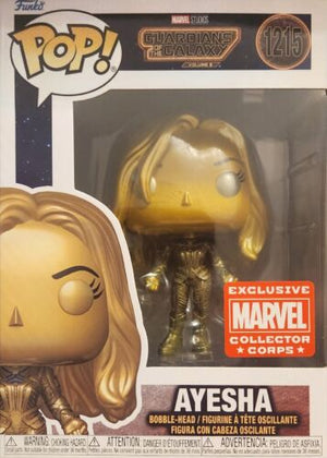 Funko Pop! Guardians of the Galaxy Volume 3 - Ayesha #1215 (Marvel Collector's Corps Exclusive) - Sweets and Geeks