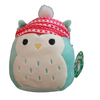 Squishmallows - Winston the Owl w/ Winter Hat 8"