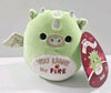 Squishmallows - Azizi The Green Dragon Valentine 6" "You light my fire"