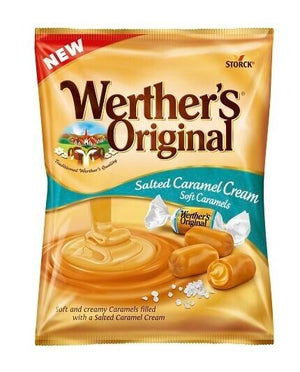 Werther's Original Salted Creme Soft Caramels 2.22oz - Sweets and Geeks